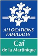 Logotype CAF : Accueillir la petite enfance en Martinique