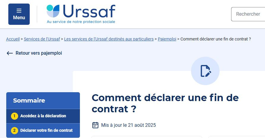 Guide de fin de contrat - 21/08/2025