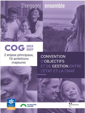 Convention d'Objectifs et de Gestion entre l'état et la cnaf COG 2023/2027