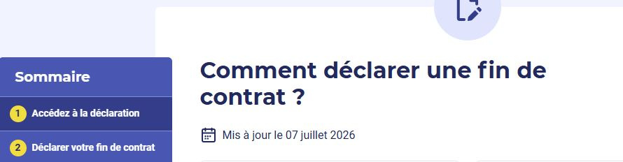 Guide de fin de contrat - 07/07/2026